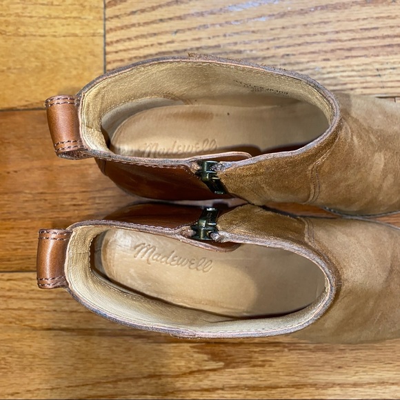 MADEWELL BROWN THE ASHER BOOT IN SUEDE AND LEATHER SIZE 8 - Picture 8 of 9